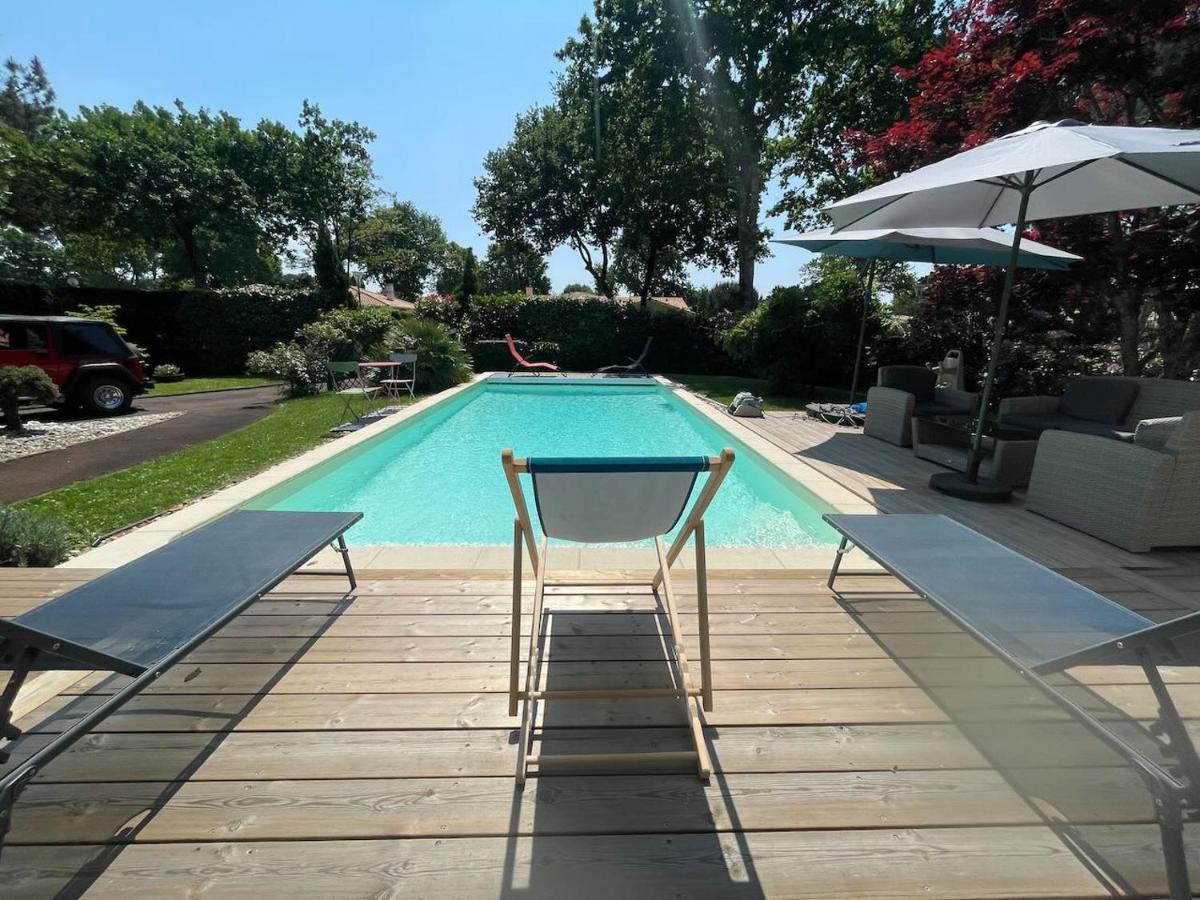 Villa Avec Piscine Andernos Les Bains Buitenkant foto