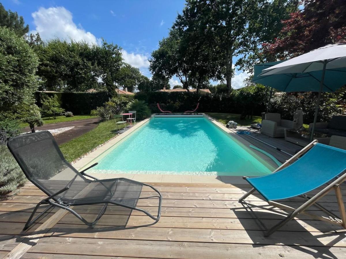 Villa Avec Piscine Andernos Les Bains Buitenkant foto