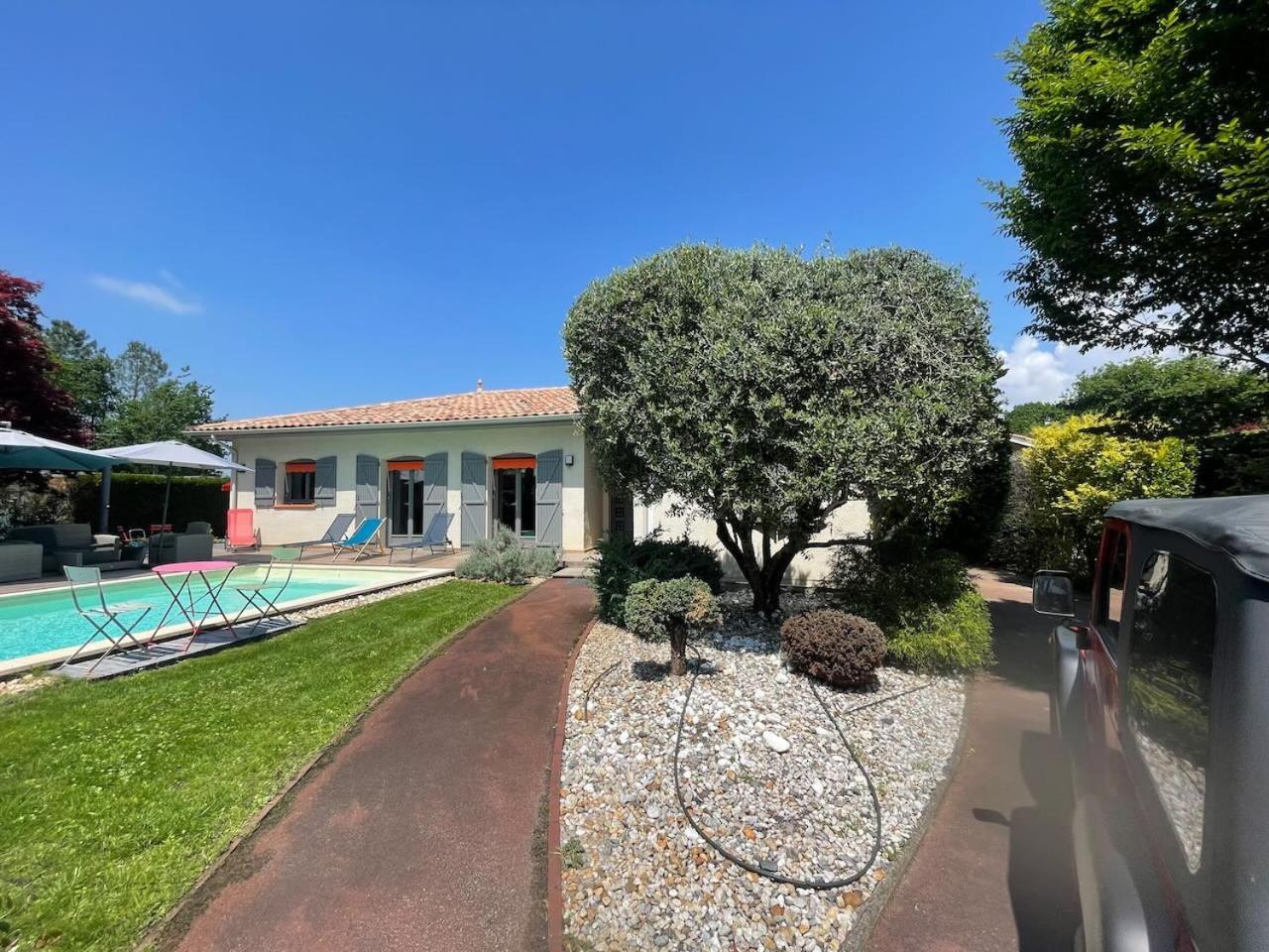 Villa Avec Piscine Andernos Les Bains Buitenkant foto
