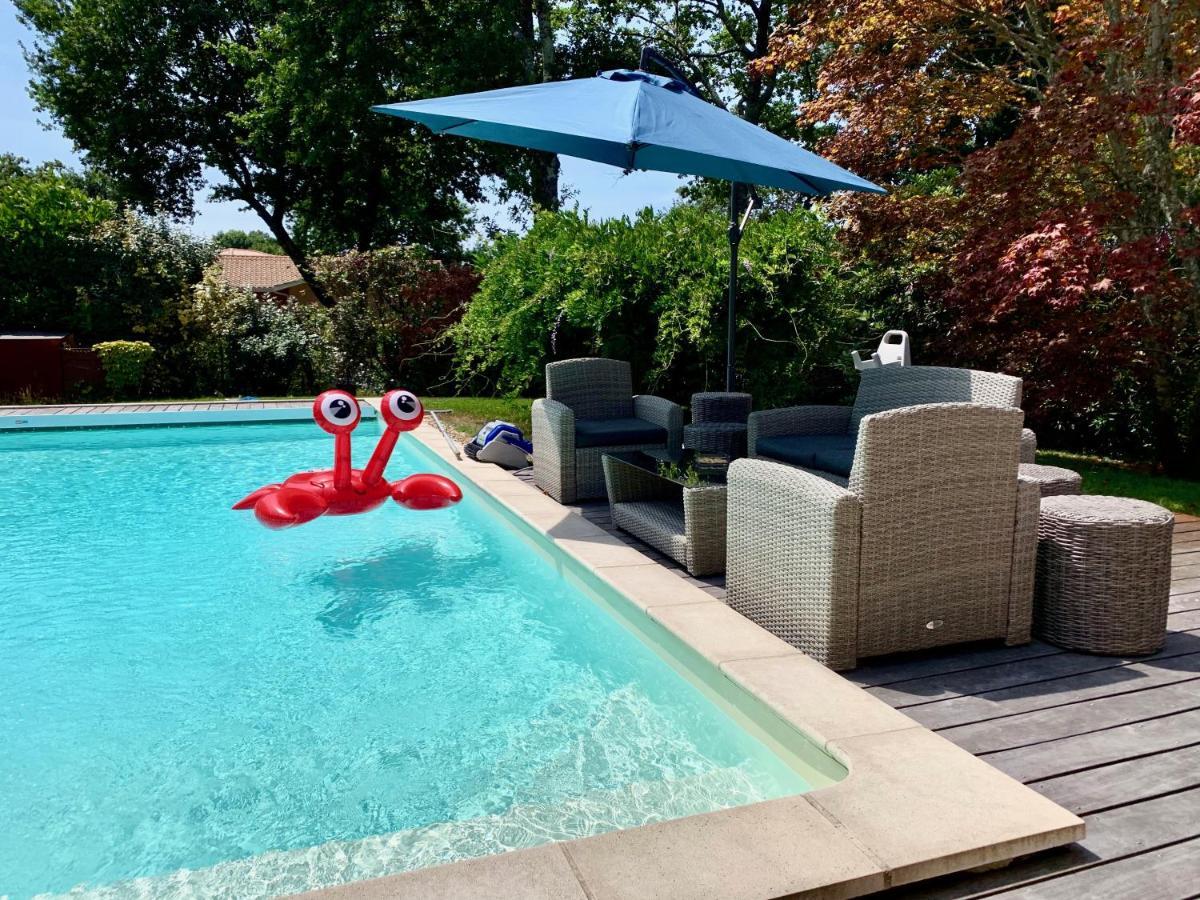 Villa Avec Piscine Andernos Les Bains Buitenkant foto