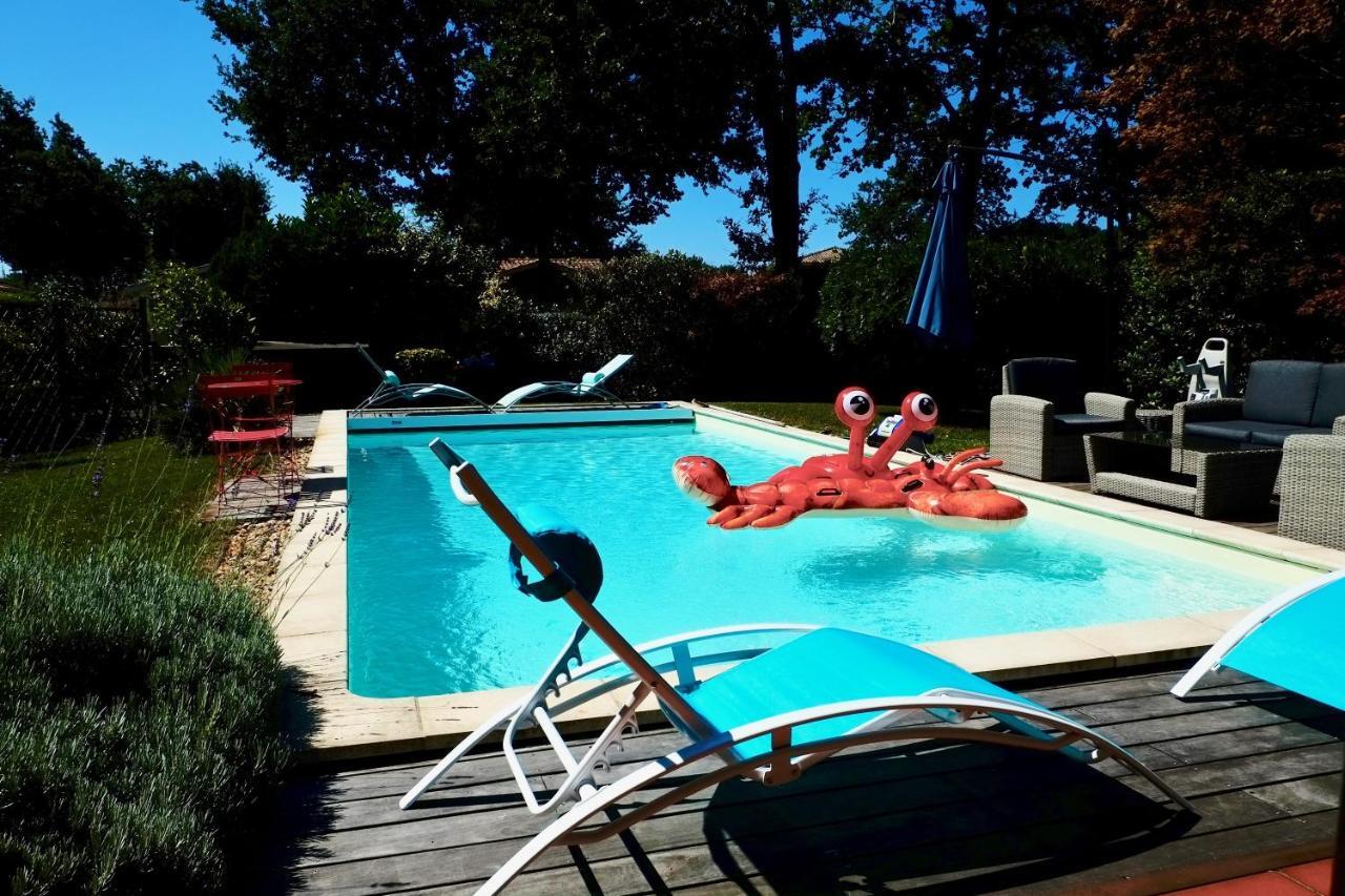 Villa Avec Piscine Andernos Les Bains Buitenkant foto
